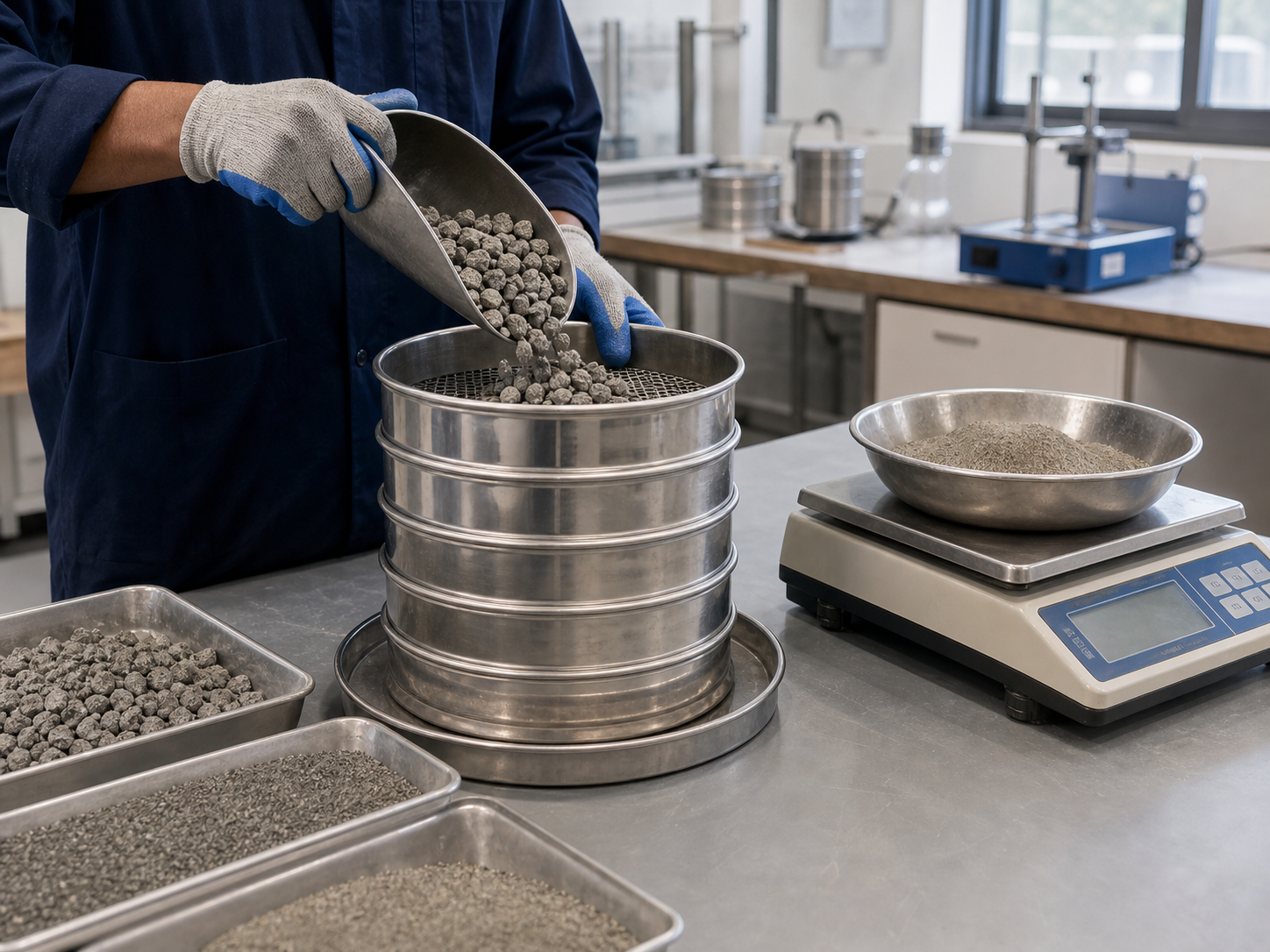 Construction material quality inspection